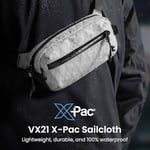 tomtoc 1,5L–3,5L Sling Çanta RFID Korumalı, Erkek Kadın için Crossbody Göğüs Omuz Çantası, Suya Dayanıklı Hafif Günlük Bel Çantası, Seyahat Günlük Kullanım için