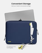 tomtoc 16 inç MacBook Pro M5 Pro/Max (2026) A3428 A3429, M4/M3/M2/M1 A3403 A3186 A2991 A2780 için 360° Koruyucu Dizüstü Bilgisayar Kılıfı, Aksesuar Cepli Suya Dayanıklı MacBook Kılıf Çanta Dell XPS 16