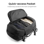 tomtoc 28-40L Seyahat Sırt Çantası, TSA Uyumlu Kabin Bagajı, Su Geçirmez, Hafif, Dayanıklı, Laptop, İş, Günlük, Hafta Sonu ve Seyahat Kullanımı, Weekender, Business, Hafif Backpack