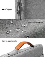 tomtoc 360° çanta kılıfı için 15 inç Yeni MacBook Air M3/A3114 M2/A2941 2024-2023, 15 inç Microsoft Surface Laptop 6/5/4, Su İtici Laptop Çantası Laptop Kılıfı
