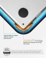 tomtoc 360° çanta kılıfı için 15 inç Yeni MacBook Air M3/A3114 M2/A2941 2024-2023, 15 inç Microsoft Surface Laptop 6/5/4, Su İtici Laptop Çantası Laptop Kılıfı