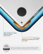 tomtoc 360° Kasa Kılıfı için 2024 13,5