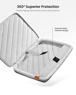 tomtoc 360 Koruyucu Dizüstü Bilgisayar Kılıfı 14 inç MacBook Pro M5/M4/M3/M2/M1 Pro/Max A3112 A3401 A3185 2025-2021, 13 inç iPad Pro (M5/M4)/iPad Air (M3/M2) için Sihirli Klavye, Suya Dayanıklı Kılıf