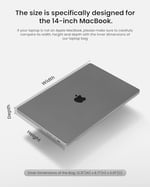 tomtoc 360 Koruyucu Dizüstü Bilgisayar Kılıfı 14 inç MacBook Pro M5/M4/M3/M2/M1 Pro/Max A3112 A3401 A3185 2025-2021, 13 inç iPad Pro (M5/M4)/iPad Air (M3/M2) için Sihirli Klavye, Suya Dayanıklı Kılıf