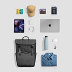 tomtoc Flap Dizüstü Bilgisayar Sırt Çantası, Hafif, Suya Dayanıklı Kolej Okulu Günlük Sırt Çantası Kitap Çantası, 13-16 İnç MacBook için, 18L