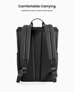tomtoc Flap Dizüstü Bilgisayar Sırt Çantası, Hafif, Suya Dayanıklı Kolej Okulu Günlük Sırt Çantası Kitap Çantası, 13-16 İnç MacBook için, 18L