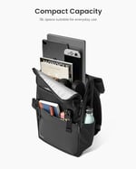 tomtoc Flap Dizüstü Bilgisayar Sırt Çantası, Hafif, Suya Dayanıklı Kolej Okulu Günlük Sırt Çantası Kitap Çantası, 13-16 İnç MacBook için, 18L