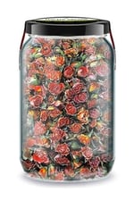 Tomurcuk Turuncu Gül Kurusu Bi Kavanoz 660 cc. Cam Kavanozda Turuncu Renk Kuru Gül Dried Rose Bud