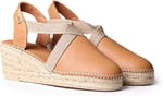 TONI PONS TOSSA - Toni Pons women's wedge espadrille made of leather.