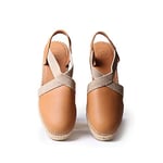 TONI PONS TOSSA - Toni Pons women's wedge espadrille made of leather.