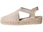 TONI PONS VERONA - Vegan wedge espadrille for women by Toni Pons made of cotton.