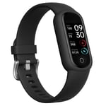 TOOBUR Fitness takip cihazı, uyku izleyici, IP68 su geçirmez, aktivite izleyici, siyah