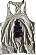 TOP GLORY (T1020) FİTNESS GYM TANK TOP ATLET SPORCU ATLETİ 5056 GRİ-