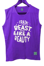 TOP GLORY (T107) TrainBeast Kolsuz Sporcu T-Shirt Tank Top