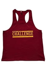 TOP GLORY (T1075) FİTNESS GYM TANK TOP ATLET SPORCU ATLETİ TTGT5008W BORDO-