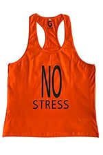 TOP GLORY (T1140) FİTNESS GYM TANK TOP ATLET SPORCU ATLETİ TTGT5033W TURUNCU-