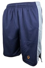 TOP GLORY (T1216) Fitness Şort Spor Şortu Lacivert Gri-