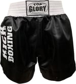 TOP GLORY (T1288) Unisex Kick Boks Şortu 6601 Siyah-