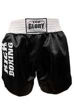 TOP GLORY (T1288) Unisex Kick Boks Şortu 6601 Siyah-
