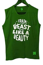 TOP GLORY (T158) TrainBeast Kolsuz Sporcu T-Shirt Tank Top