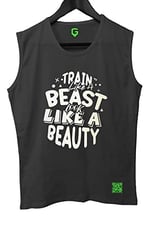 TOP GLORY (T196) TrainBeast Kolsuz Sporcu T-Shirt Tank Top