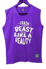 TOP GLORY (T382) TrainBeast Kolsuz Sporcu T-Shirt Tank Top