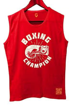 TOP GLORY (T528) BoxinChampB Tank Top Kolsuz Sporcu TShirt-