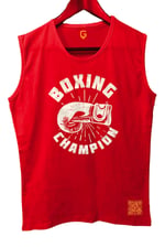 TOP GLORY (T528) BoxinChampB Tank Top Kolsuz Sporcu TShirt-