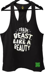 TOP GLORY (T59) TrainBeast Fitness Gym Tank Top Sporcu Atleti-