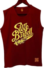 TOP GLORY (T63) SleepBarbellX Kolsuz Sporcu T-Shirt Tank Top -
