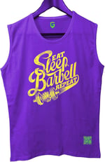 TOP GLORY (T63) SleepBarbellX Kolsuz Sporcu T-Shirt Tank Top -