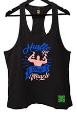 TOP GLORY (T69) Hustle Fitness Gym Tank Top Sporcu Atleti-