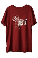 TOP GLORY (T823) Ngu Baskılı Penye Boks Sporcu T-shirt-
