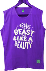 TOP GLORY (T91) TrainBeast Kolsuz Sporcu T-Shirt Tank Top
