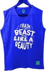 TOP GLORY (T94) TrainBeast Kolsuz Sporcu T-Shirt Tank Top