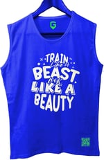 TOP GLORY (T98) TrainBeast Kolsuz Sporcu T-Shirt Tank Top