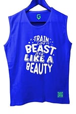 TOP GLORY (T98) TrainBeast Kolsuz Sporcu T-Shirt Tank Top