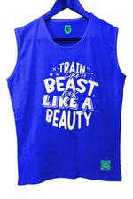 TOP GLORY (T98) TrainBeast Kolsuz Sporcu T-Shirt Tank Top