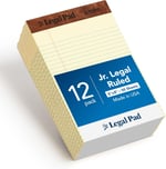 TOPS 12,7 x 20,3 cm Yasal Bloknotlar, 12’li Paket, The Legal Pad Markası, Dar Çizgili, Sarı Kağıt, Her Yazı Bloknotunda 50 Yaprak, ABD’de Üretilmiştir