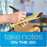 TOPS 12,7 x 20,3 cm Yasal Bloknotlar, 12’li Paket, The Legal Pad Markası, Dar Çizgili, Sarı Kağıt, Her Yazı Bloknotunda 50 Yaprak, ABD’de Üretilmiştir