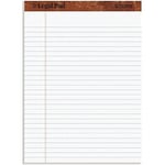 TOPS 8,5 x 11 Yasal Ped, 12'li Paket, The Legal Pad Markası, Geniş Çizgili, Beyaz Kağıt, Yazı Defteri Başına 50 Yaprak, ABD'de Üretilmiştir (7533)