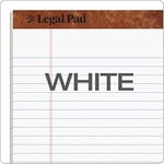 TOPS 8,5 x 11 Yasal Ped, 12'li Paket, The Legal Pad Markası, Geniş Çizgili, Beyaz Kağıt, Yazı Defteri Başına 50 Yaprak, ABD'de Üretilmiştir (7533)