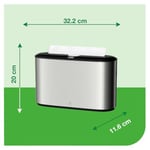 Tork | 460005 Xpress® Tezgah Üstü Z Katlı Havlu Kağıt Dispenseri Metal Inox