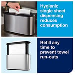 Tork | 460005 Xpress® Tezgah Üstü Z Katlı Havlu Kağıt Dispenseri Metal Inox