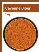 TOS The Organic Spices Cayenne Biber 1 Kg (1. Kalite) Capsicum Annuum, TOS5589
