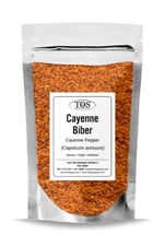 TOS The Organic Spices Cayenne Biber 1 Kg (1. Kalite) Capsicum Annuum, TOS5589