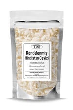 TOS The Organic Spices Rendelenmiş Hindistan Cevizi 100 gr (1. KALİTE) Cocos Nucifera / Grated Coconut