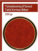 TOS The Organic Spices Tütsülenmiş (FÜME) Tatlı Biber 250 gr (1. KALİTE) Capsicum Annuum, TOS1716