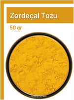 TOS The Organic Spices Zerdeçal Kökü Tozu 50 gr (1. KALİTE) Curcuma Longa, TOS8032