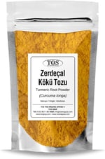 TOS The Organic Spices Zerdeçal Kökü Tozu 50 gr (1. KALİTE) Curcuma Longa, TOS8032